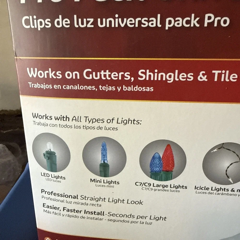 Smart Light Pro Pack Universal Light Clips 500 Count‎ NEW In Box!